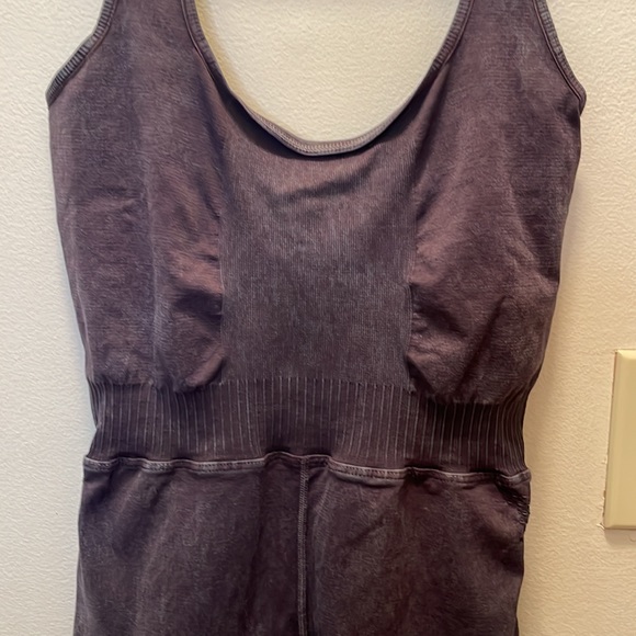 NWOT Free People Good Karma Onesie in Washed Black Women’s Size M/L - Picture 10 of 14